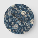 Zoek naar vintage patroon klokken Blauw