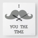 Zoek naar grappige snor klokken Voor iedereen