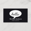 Zoek naar speech bubble visitekaartjes Marketing