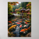Zoek naar koi vijver posters Tuin