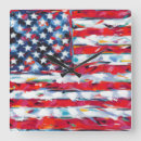 Zoek naar flags klokken Usa flag