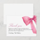Zoek naar strik kaarten Roze strik baby shower