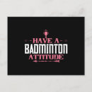 Zoek naar badminton briefkaarten Sport