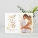 Zoek naar gold foil save the dates Gouden folie