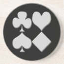 Zoek naar poker onderzetters Hart