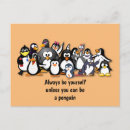 Zoek naar pinguïn tekening kaarten Schattig