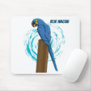 Zoek naar blauwe ara muismatten Vogel