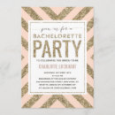Zoek naar glitter bachelorette party uitnodigingen Bruid