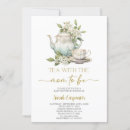 Zoek naar tea party babyshower uitnodigingen Tijd voor thee