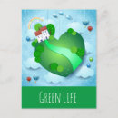 Zoek naar duurzame briefkaarten Groen