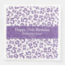 Zoek naar paars patroon servetten Elk persoon