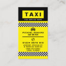 Zoek naar taxi driver visitekaartjes Taxichauffeur