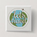Zoek naar reizen buttons Illustratie