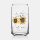 Zoek naar zonnebloem decor mokken Bruidsmeisje
