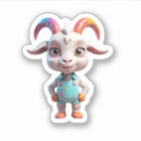Zoek naar witte geit stickers Elk persoon