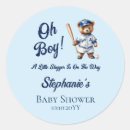 Zoek naar honkbal baby shower stickers Blauw