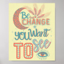 Zoek naar positieve gedachten posters Voor hem