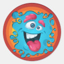 Zoek naar monster gezicht stickers Schattig