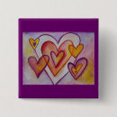 Zoek naar liefde buttons Voor hem/haar