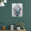 Zoek naar kruisen posters Blauw