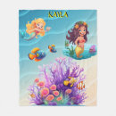 Zoek naar mermaid fleece dekens Meisje