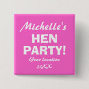 Zoek naar roze vrijgezellenfeest buttons Bruidsmeisje