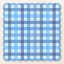 Zoek naar blauw patroon onderzetters Voor hem/haar