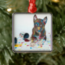 Zoek naar gekke ornamenten Hond