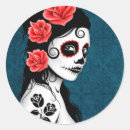 Zoek naar schedel tattoo stickers Dag van de dood