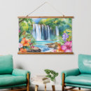 Zoek naar tropische waterval posters Waterverf