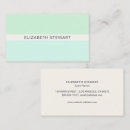 Zoek naar mint green visitekaartjes Elegant