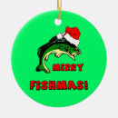 Zoek naar grappige visser ornamenten Kerst