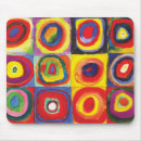 Zoek naar cirkels muismatten Abstracte