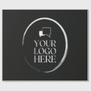 Zoek naar uw logo hier cadeaupapier Sjabloon