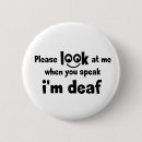 Zoek naar gehoor buttons Slechthorend