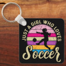 Zoek naar roze voetbal sleutelhangers Meisje