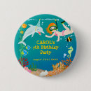Zoek naar dolfijnen buttons Meisje