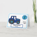 Zoek naar blauwe tractor kaarten Jongen