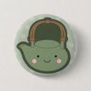 Zoek naar groene thee buttons Schattig