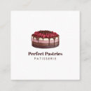 Zoek naar chocolade cupcake visitekaartjes Bakkerij
