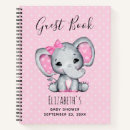 Zoek naar baby olifanten notitieboeken Baby shower gastenboek