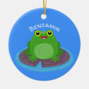 Zoek naar cartoon kikker ornamenten Schattig