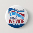Zoek naar herinnering buttons Democraat
