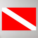 Zoek naar duik vlag posters Scuba