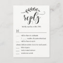 Zoek naar wedding menu uitnodigingen Reactiekaarten