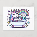 Zoek naar cartoon eenhoorn briefkaarten Schattig