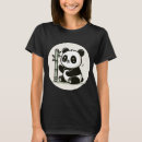 Zoek naar zwarte witte panda tshirts Zwart wit