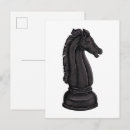 Zoek naar schaakstuk briefkaarten Strategie