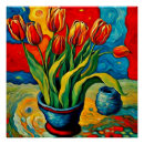 Zoek naar tulpen posters Vaas