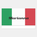 Zoek naar italiaanse vlag in een stickers Europa